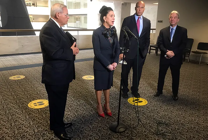 Judge Salas with NJ Senators